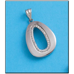 COLGANTE CON CIRCONITAS PLATA 925MM