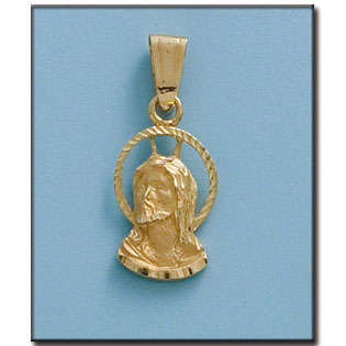 MEDALLA ORO 18KL CRISTO DE 12X20MM