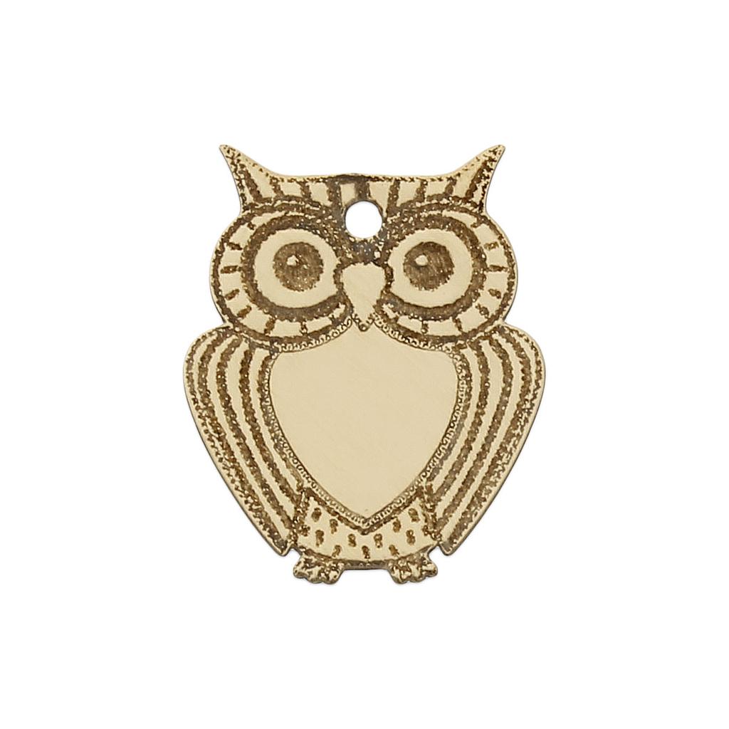 MI HISTORIA - ABALORIO BUHO ORO 18KL