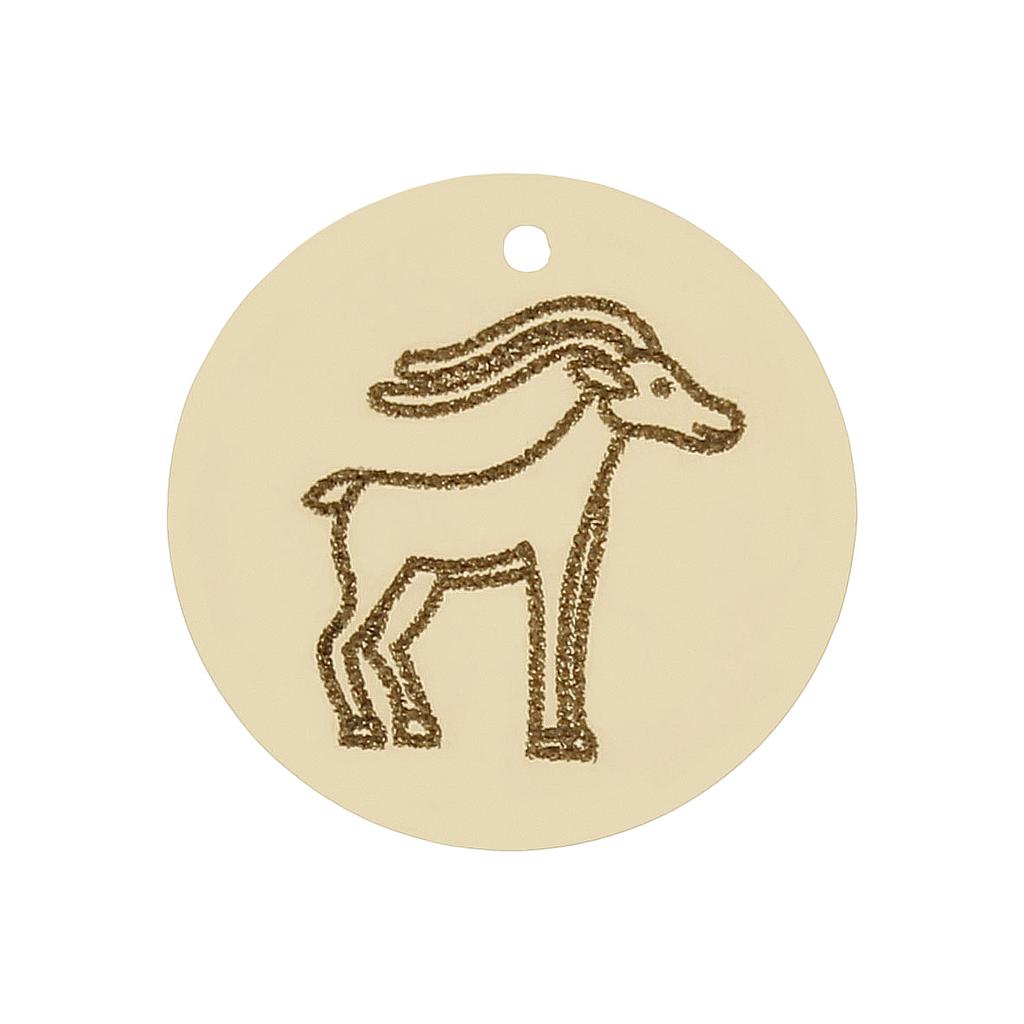 MI HISTORIA - ABALORIO CAPRICORNIO ORO 18KL