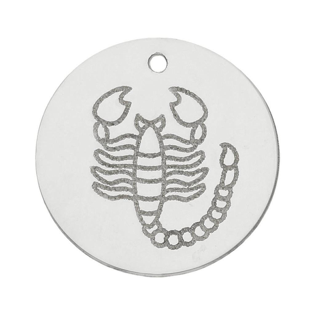 MI HISTORIA - ABALORIO ESCORPIO PLATA 925MM