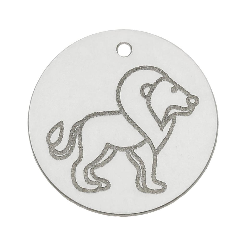 MI HISTORIA - ABALORIO LEO PLATA 925MM