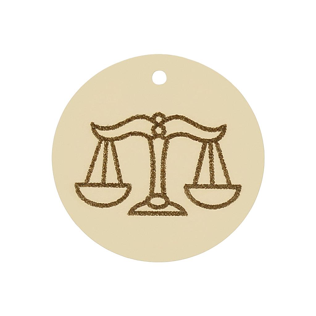 MI HISTORIA - ABALORIO LIBRA ORO 18KL