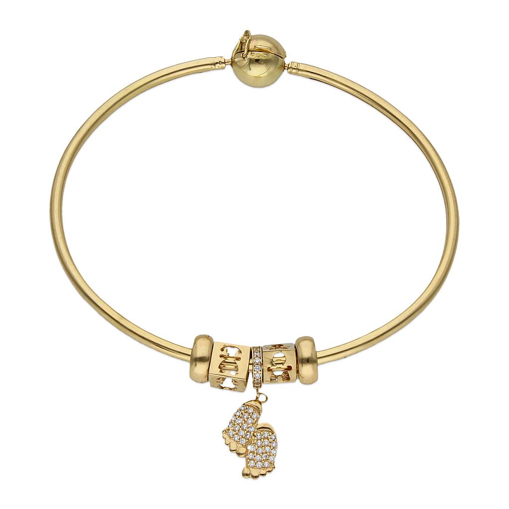 PULSERA RIGIDA ORO 18KL - MAMA